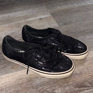Black sequence vans